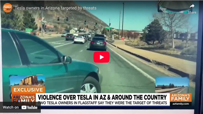 Watch: Suspect Allegedly Cuts Off Woman Driving Tesla, Then Assaults Her