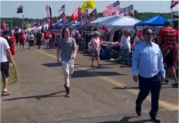WATCH: New Video of Sniper Thomas Crooks Walking Around at Butler Rally Before Shooting President Trump Surfaces