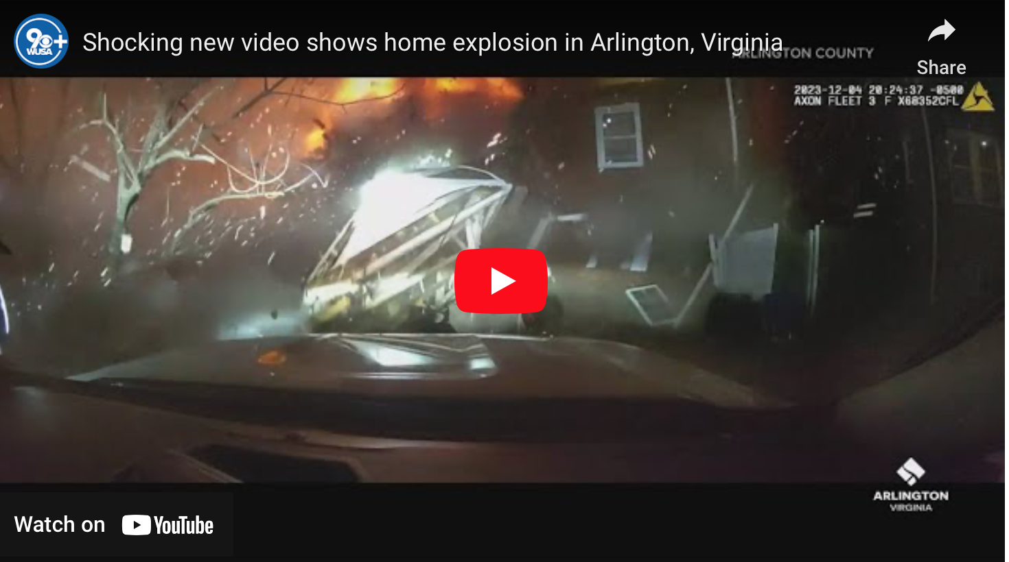 Conspiracy theorist blew up his Virginia home on purpose — while still inside, shocking new body cam footage shows