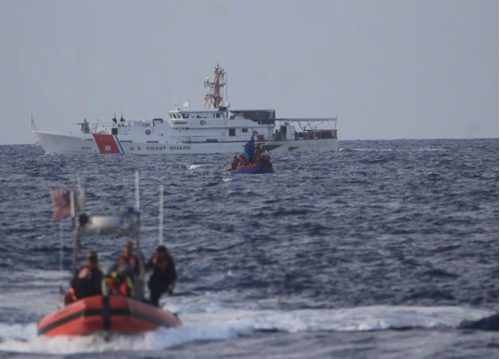 Intercepted Mexican Fishing Boat Smuggling Migrants Rams Coast Guard Boat, Prompting Machine Gun Fire, Arrests