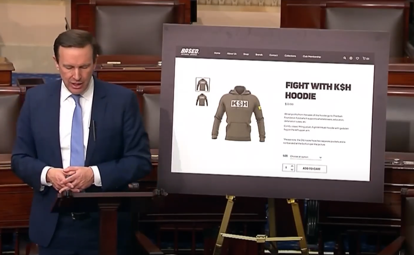 LIMITED OFFER: Get your Fight with K$H Hoodie as seen on the Senate floor!