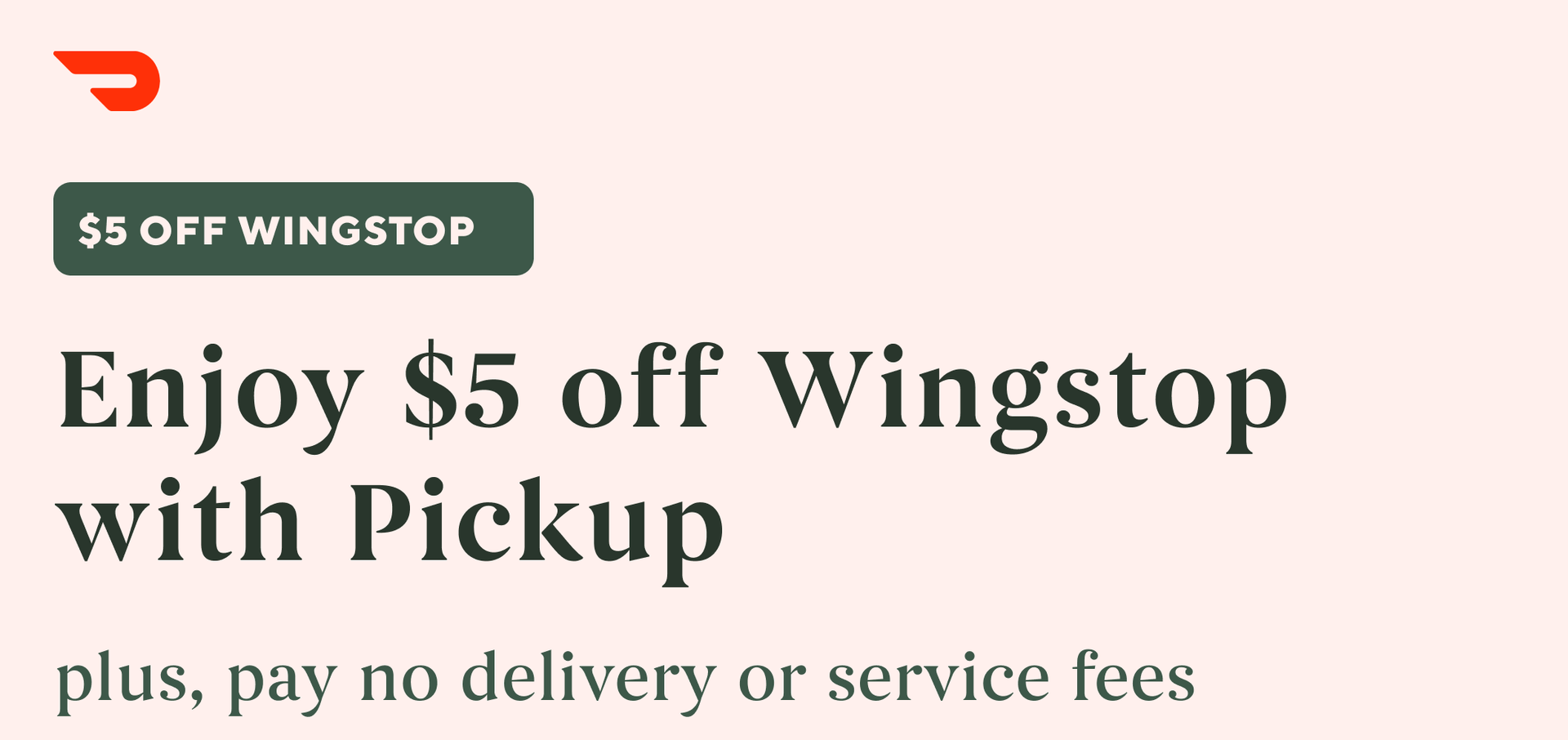  Enjoy $5 off your Wingstop order with Pickup 