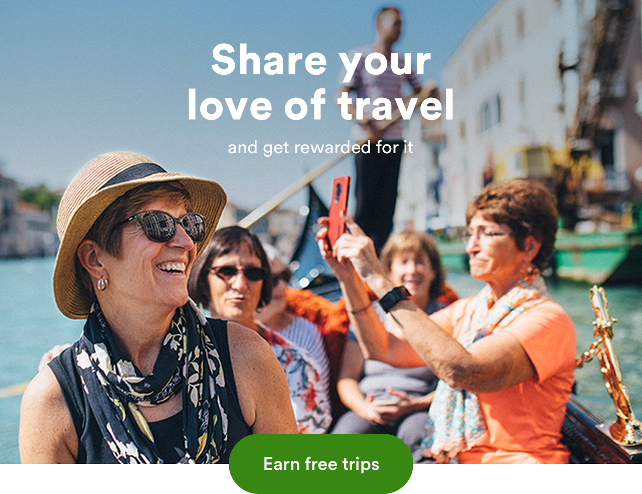 The sweetest group travel out there... Bring friends and get rewarded