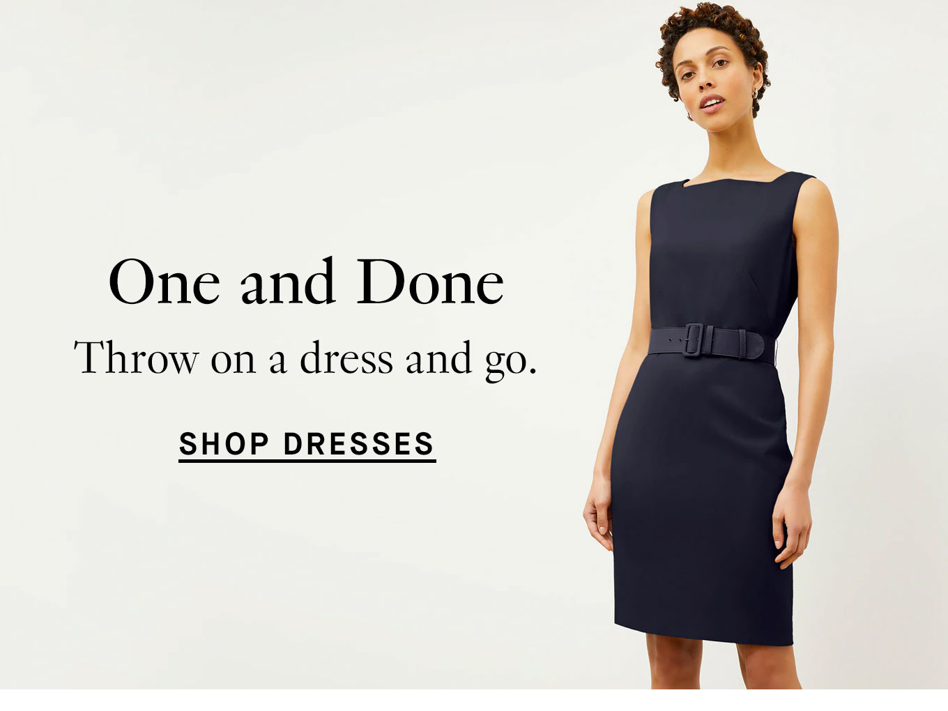 Shop dresses.