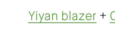 Yiyan blazer