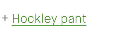 Hockley pant