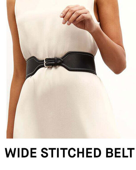 The Wide Stitched belt.