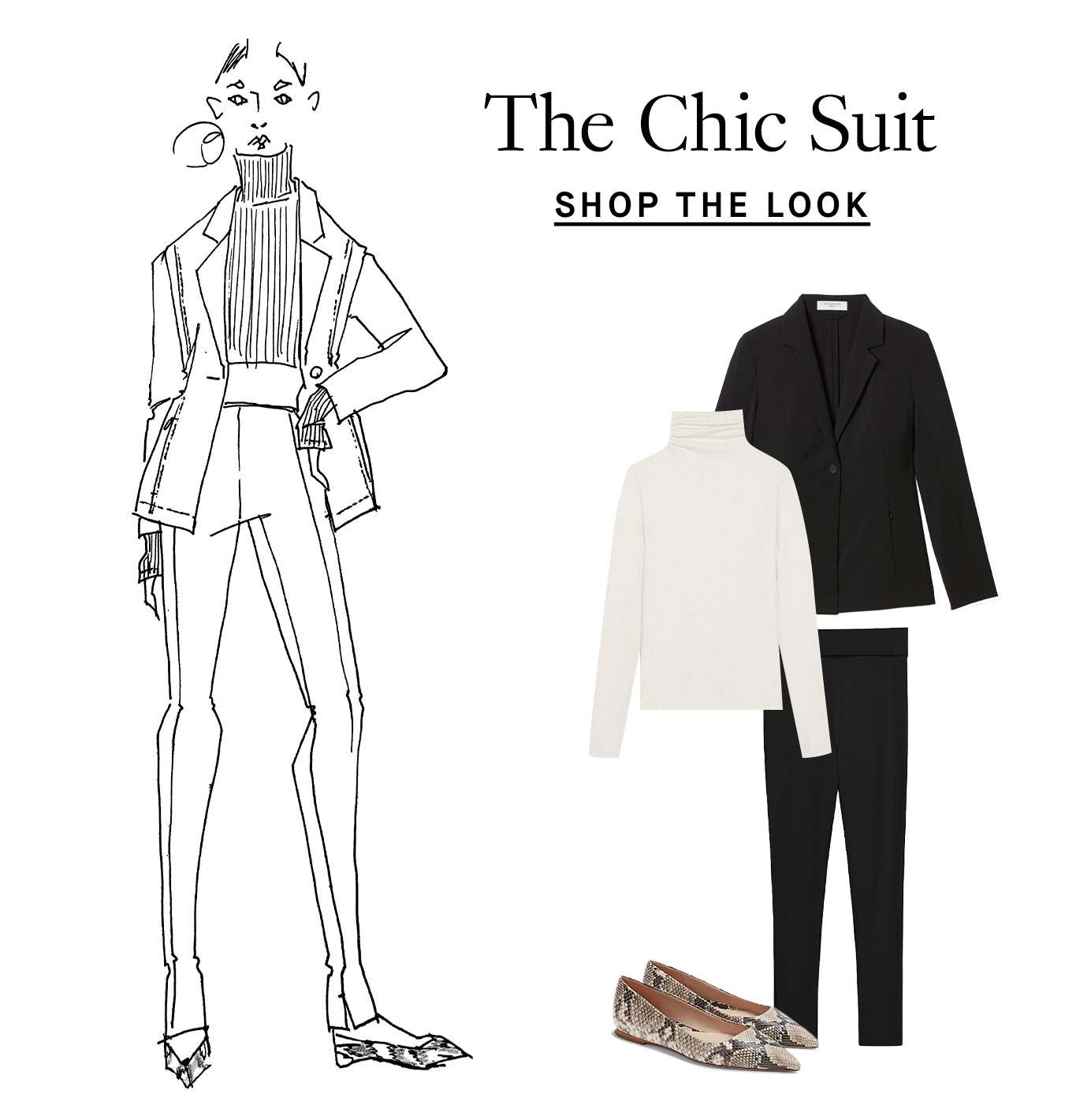 The Chic Suit. Shop the Look.