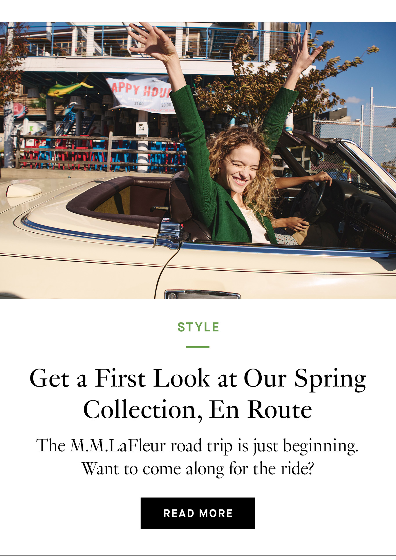 Get a First Look at Our Spring Collection, En Route. Read More.