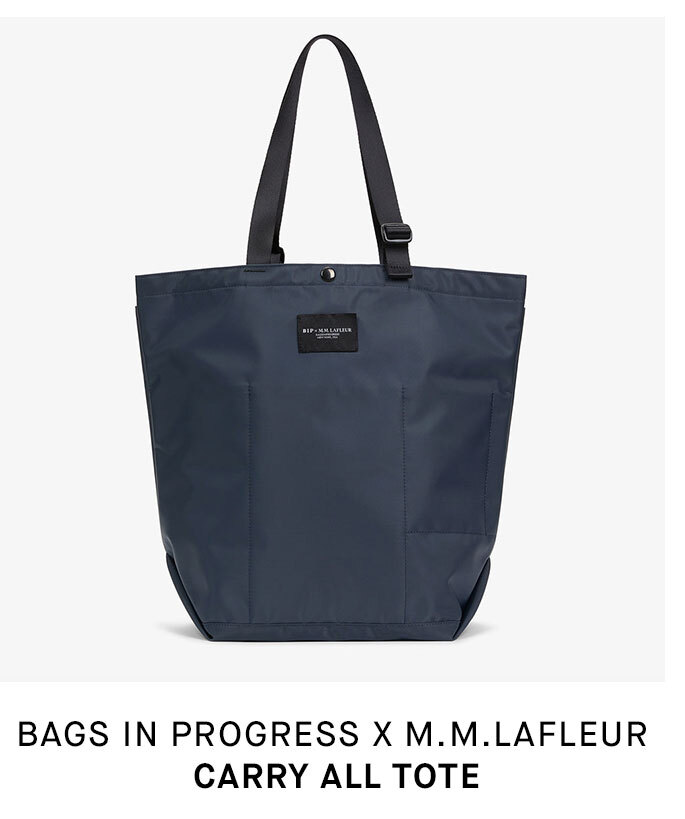 The Bags in Progress x M.M. Carry All Tote.