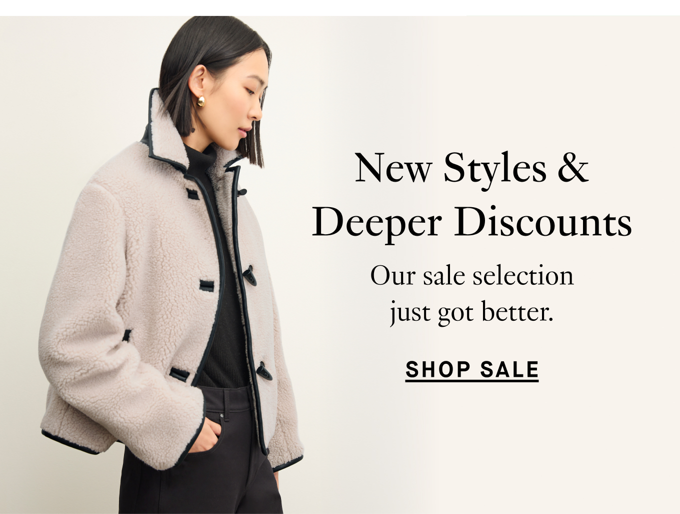 New Styles & Deeper Discounts: Our sale selection just got better. Shop Sale.