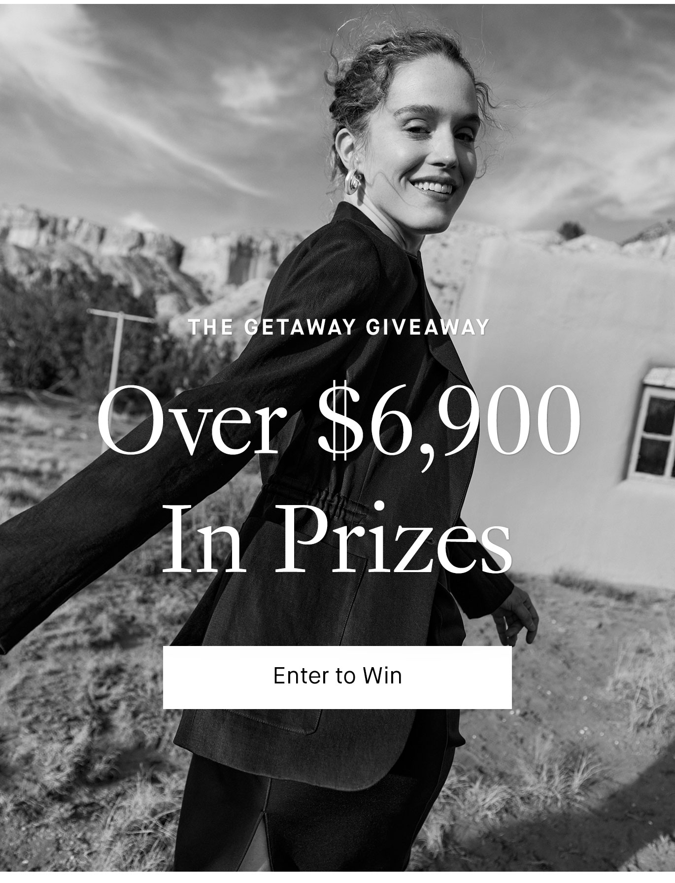 Over $6,900 in Prizes. The Getaway Giveaway.