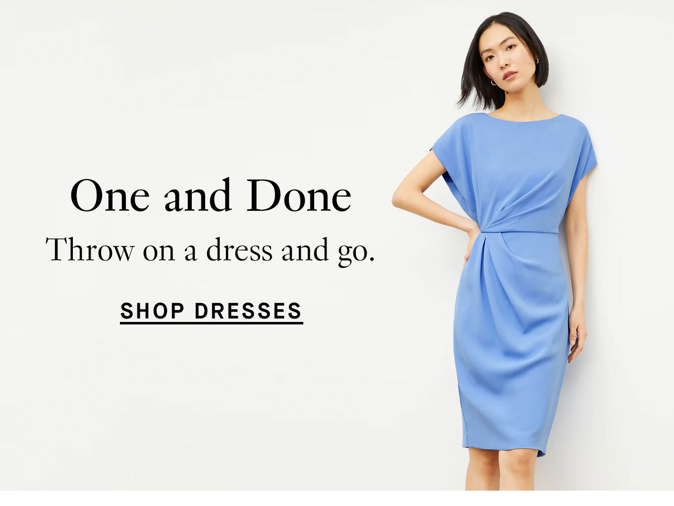 Shop dresses.