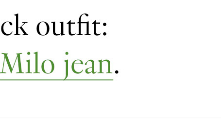+ Milo jean.