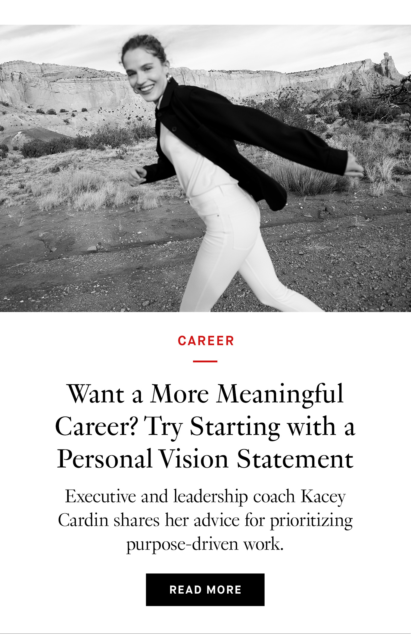 Want a More Meaningful Career? Try Starting with a Personal Vision Statement. Read More.
