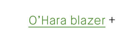 O'Hara blazer 