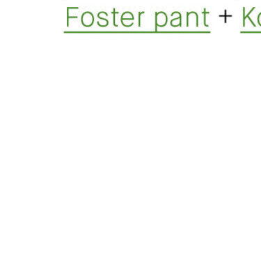 Foster pant