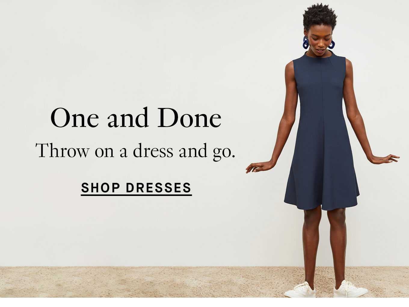 Shop dresses.