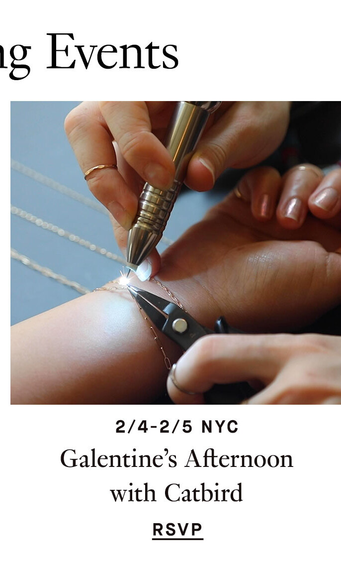 2/4-2/5 NYC: Galentine's Afternoon with Catbird. RSVP.