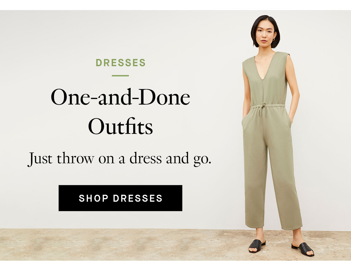 Shop dresses.