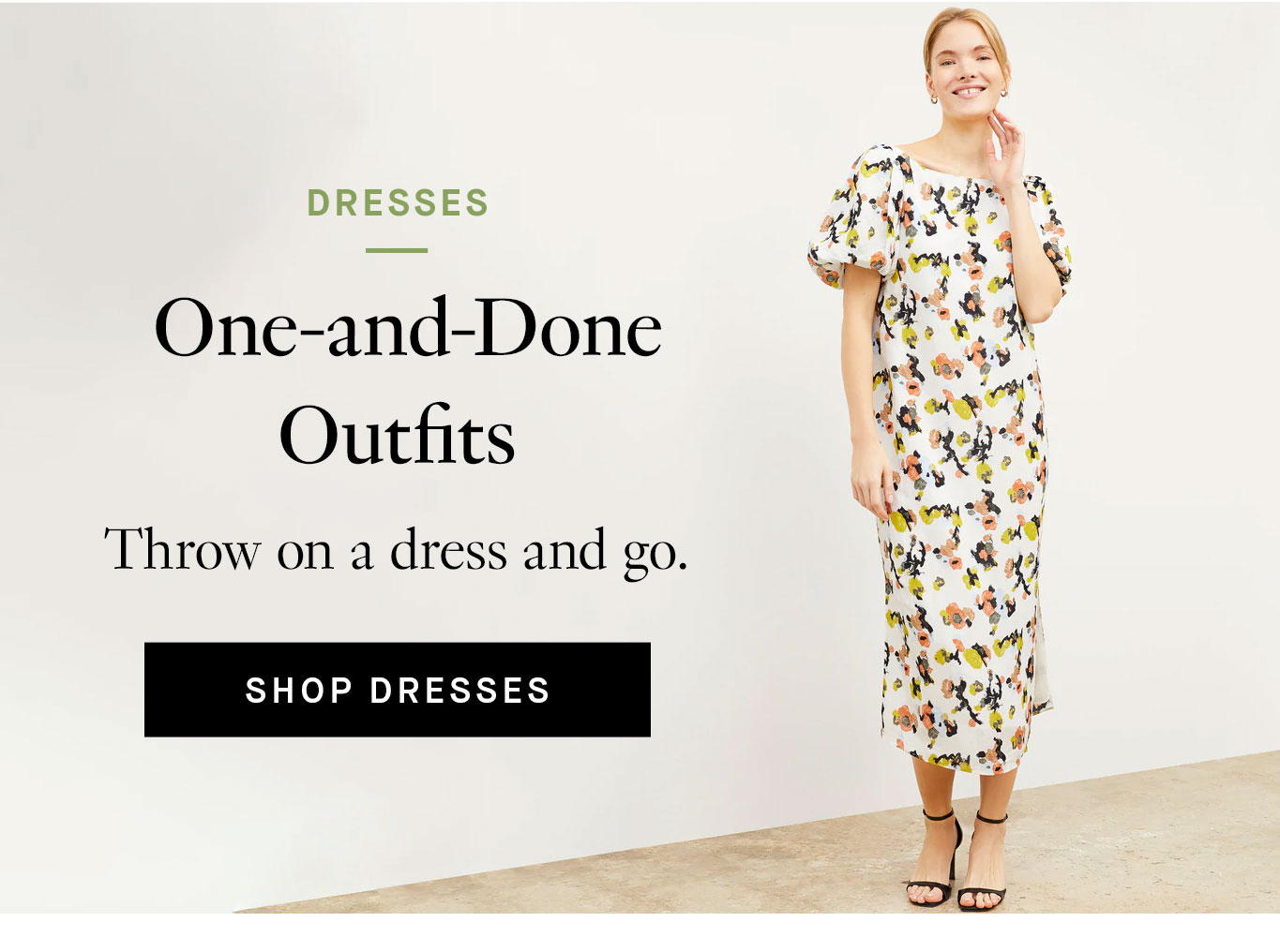 Shop Dresses.