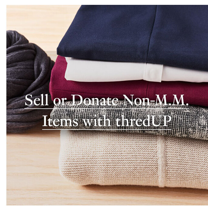 Sell or Donate Non-M.M. Items with thredUp.