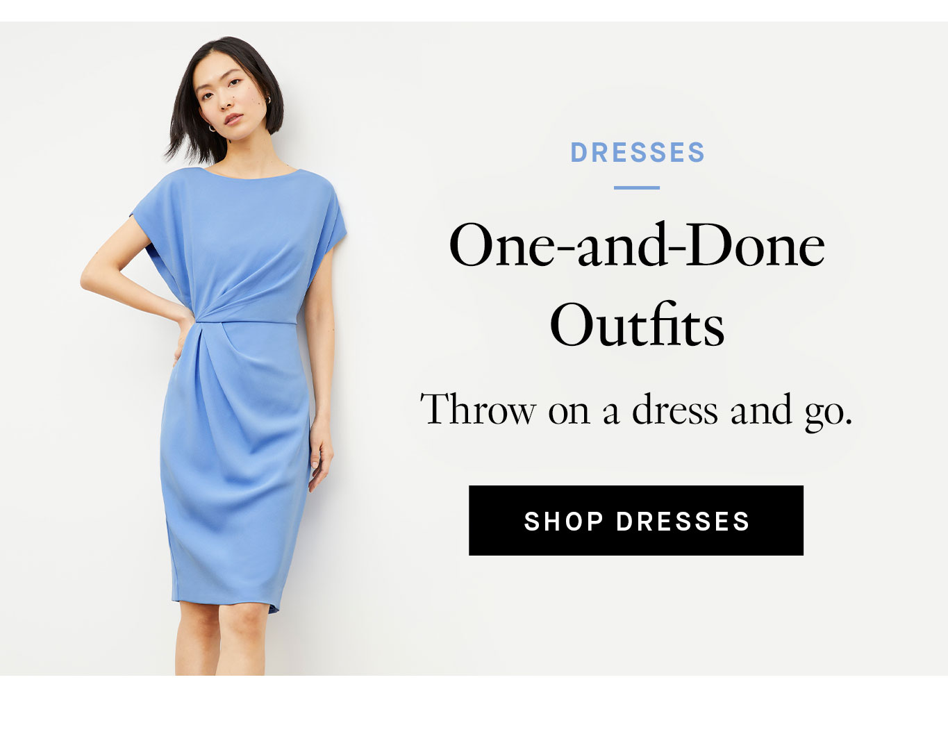 Shop dresses.
