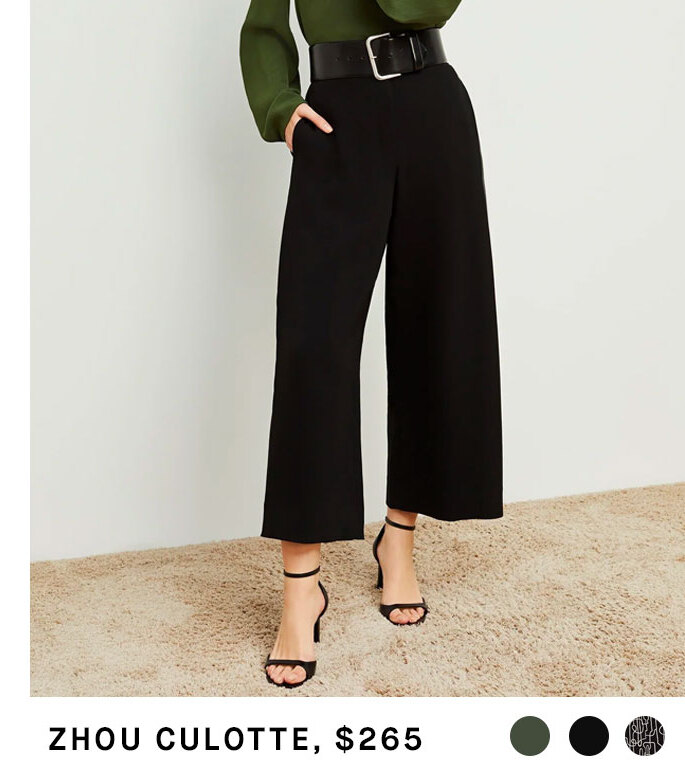 Zhou Culotte, $265