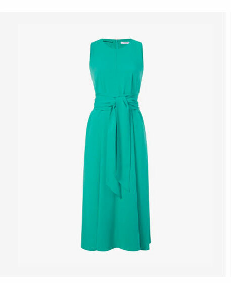 Shop the Fatima Dress in tropical green.