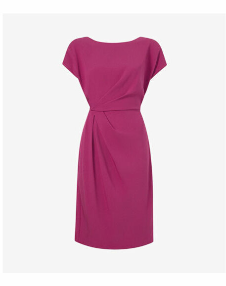 Shop the Jillian Dress in berry.