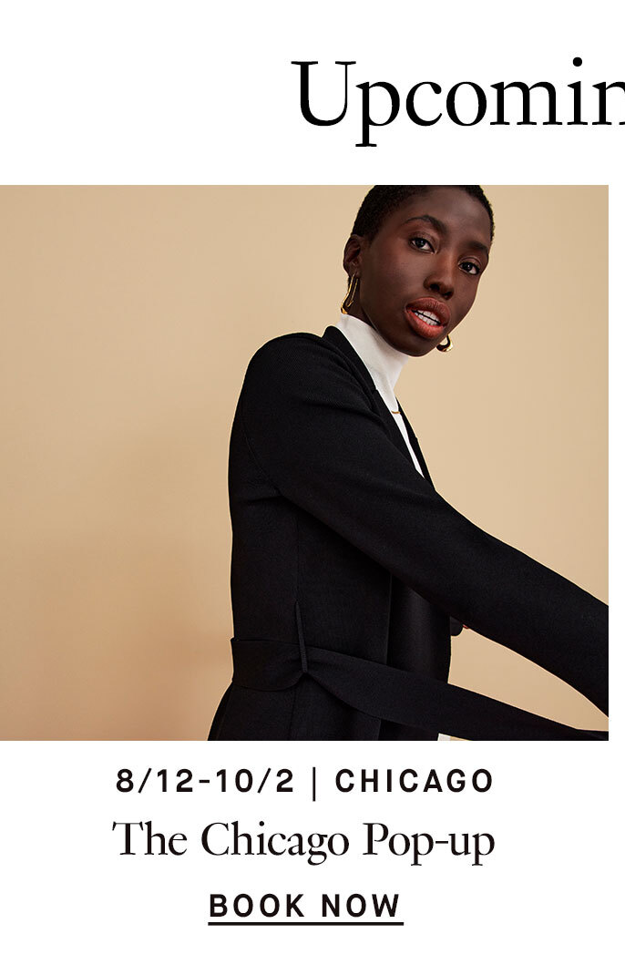 Upcoming Events: The Chicago Pop-up. Book now.