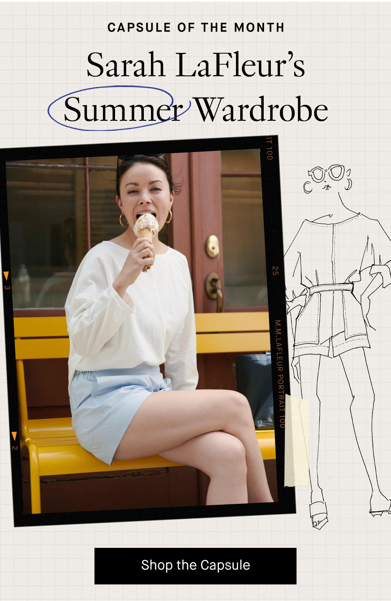 Capsule of the Month: Sarah LaFleur’s Summer Wardrobe.