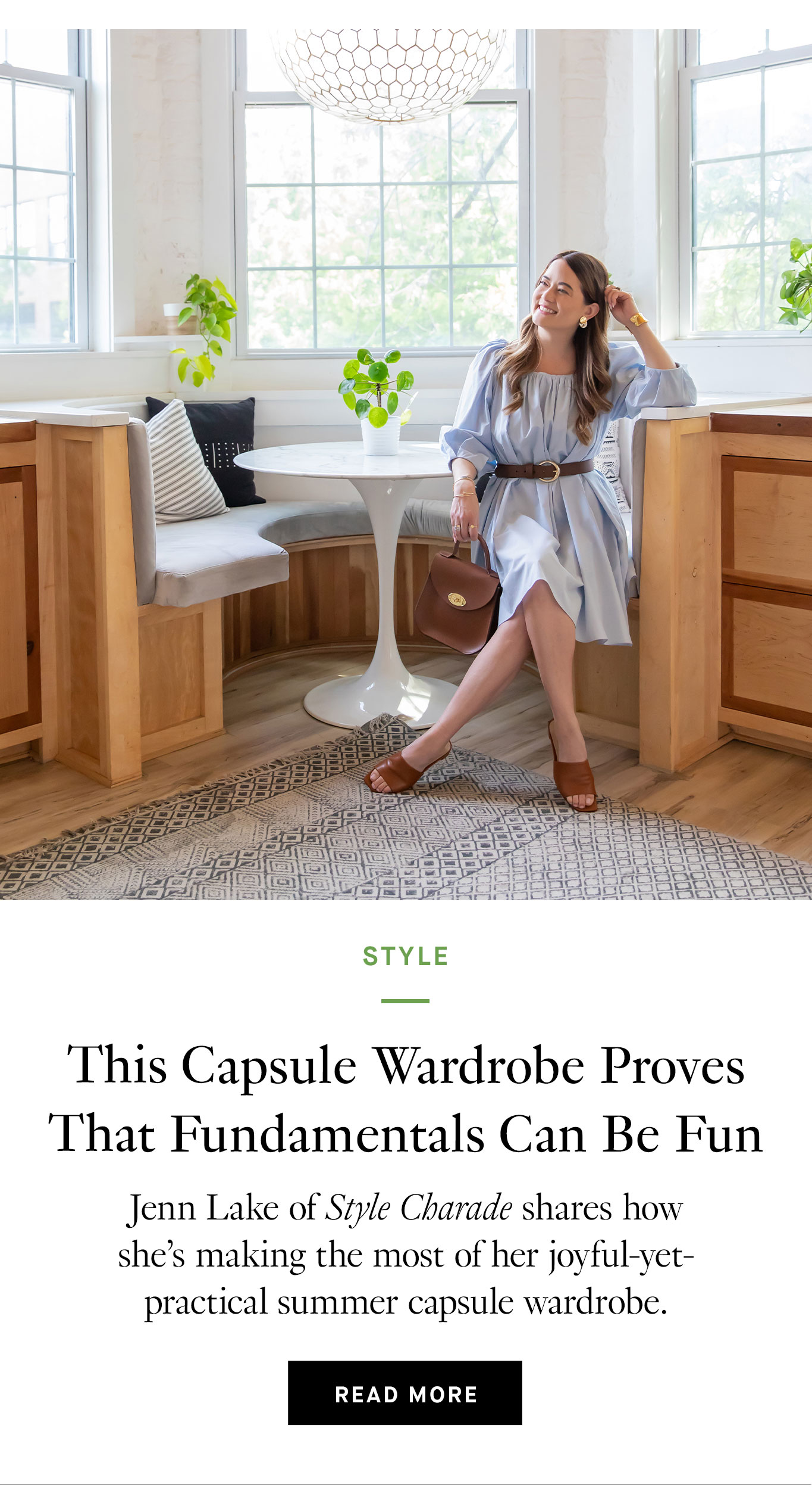 This Capsule Wardrobe Proves That Fundamentals Can Be Fun. Read more.
