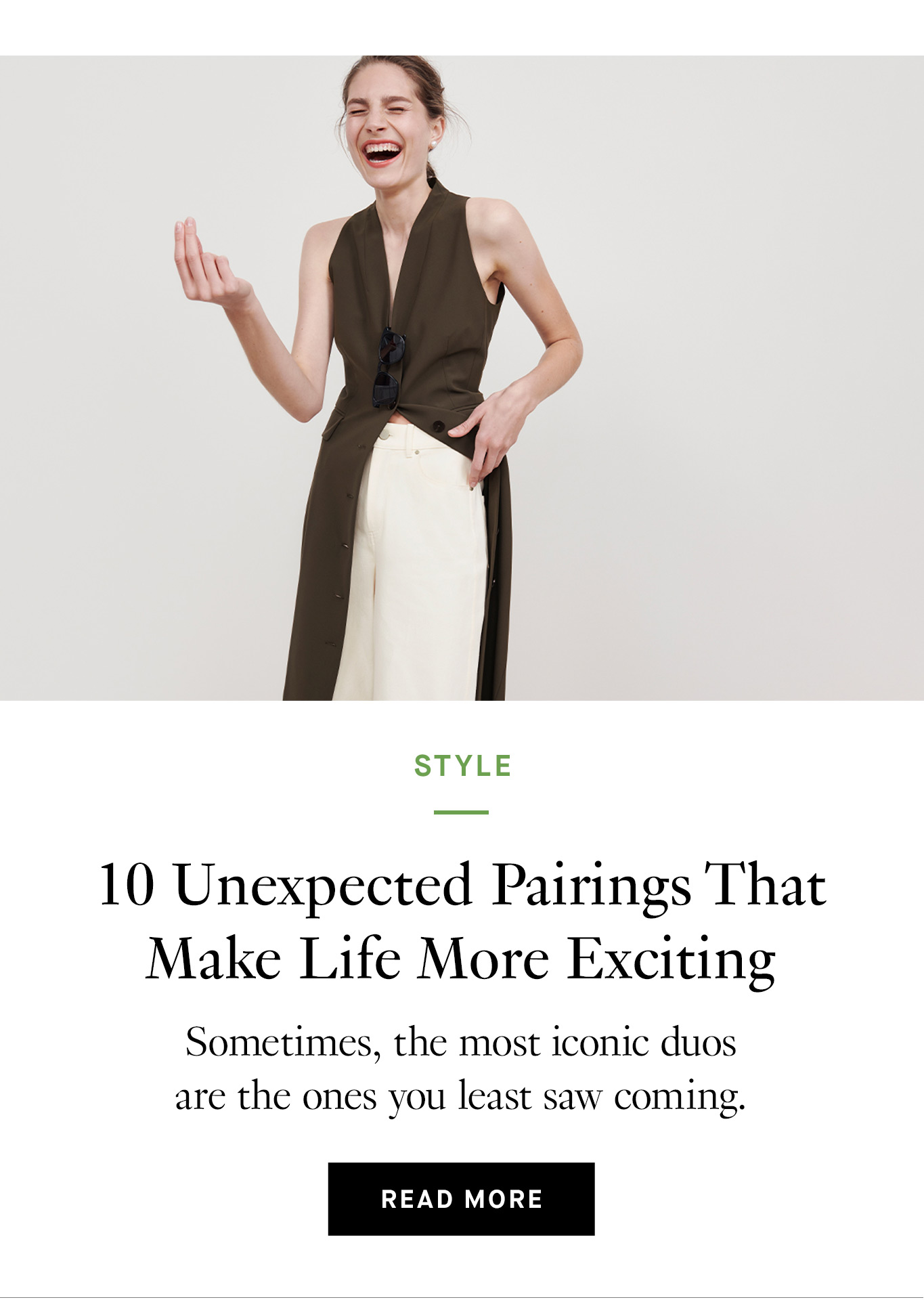 ''10 Unexpected Pairings That Make Life More Exciting'': Sometimes, the most iconic duos are hte ones you least saw coming. Read more.