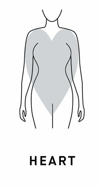 Shop Sale by Body Type. Heart.