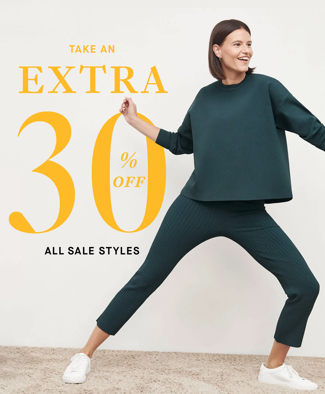 Extra Savings: Take 30% Off All Sale Styles.