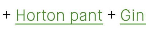 Horton pant