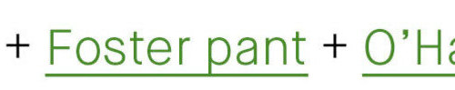Foster pant