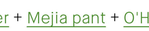 Mejia pant