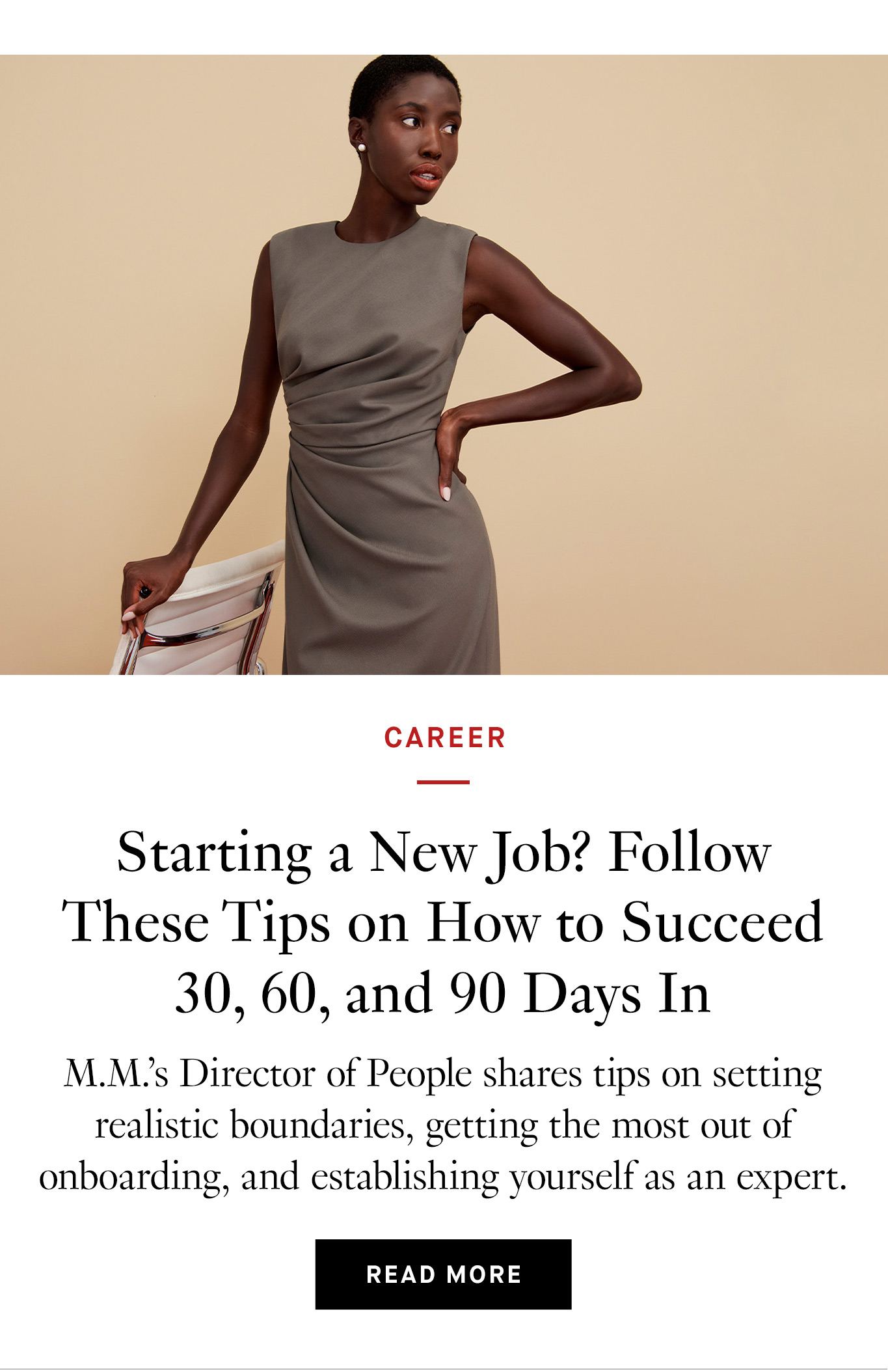 Starting a New Job? Follow These Tips on How to Succeed 30, 60, and 90 Days In. Read More.