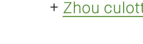 Zhou culotte