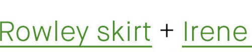 Rowley skirt