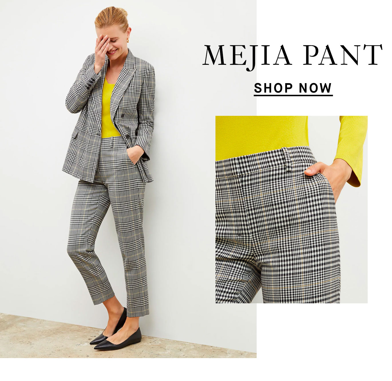 Outfit Inspiration. The Mejia pant. Shop now.