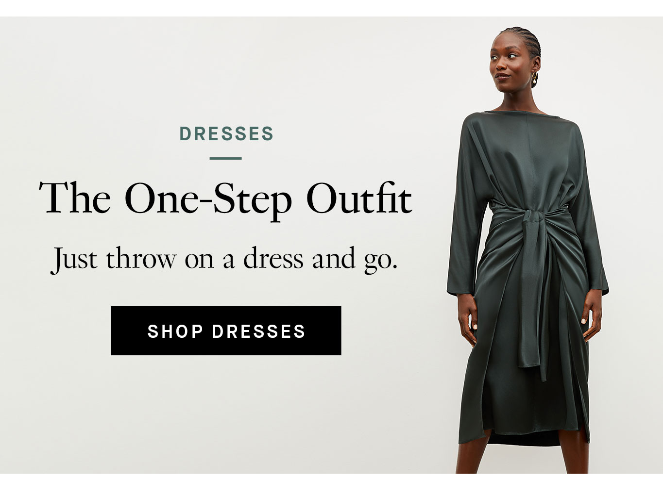 Shop dresses.