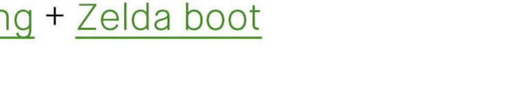 Zelda boot