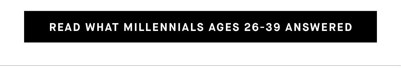 Read What Millennials Ages 26-39 Answered.