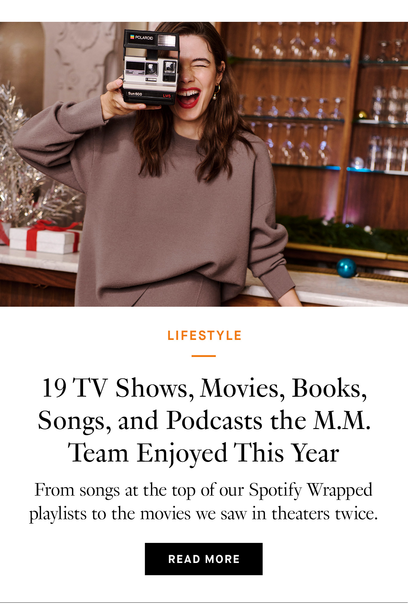 19 TV Shows, Movies, Books, Songs, and Podcasts the M.M. Team Enjoyed This Year