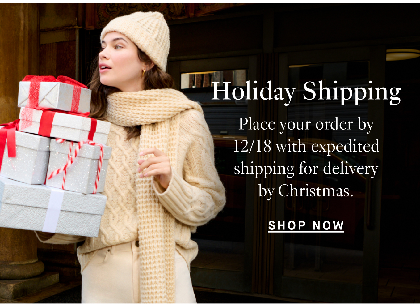 HOLIDAY SHIPPING: Place your order by 12/18 with expedited shipping for delivery by Christmas. Shop Now.