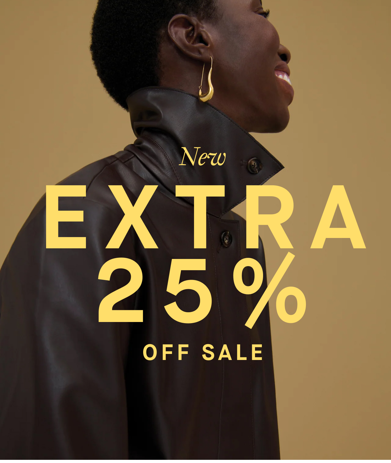 New: Extra 25% Off Sale.