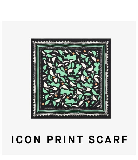 Icon Print Scarf.